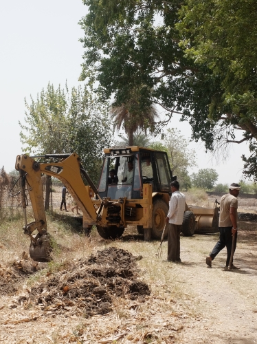 Caterpillar Working on Farm Drainage System Jun 2025