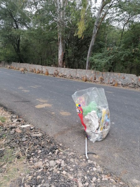 Litter Picking on Our Road Jan 2024