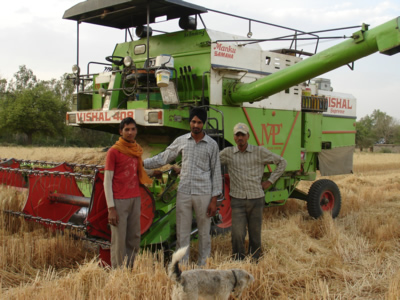 Combine Harvester & Operators