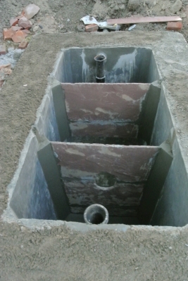 The Completed Septic Tank June 2019