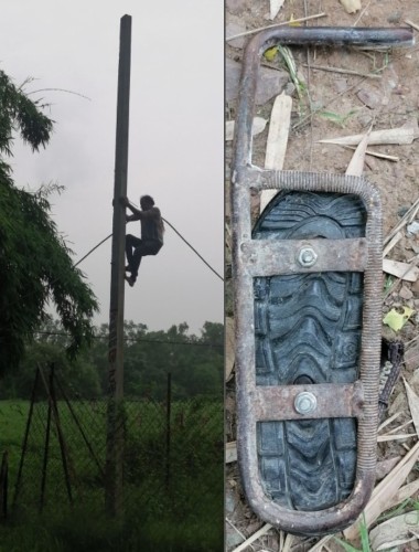 Installing Cable using Special Sandal Jul 2024