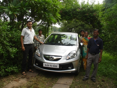 Honda Brio Delivered to Farm