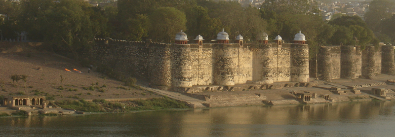 Fortification at Kotah on River Chambal