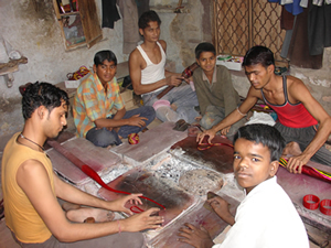 Lac Bangle Making